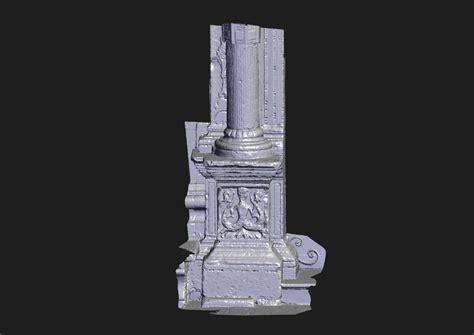 A Column Captured With Revopoint Range 2 3d Scanner By Revopoint 3d