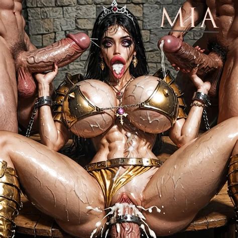 Ai Latina Dungeon Slut Mia Part Mia Gets Her Cheeks Clapped Xhamster