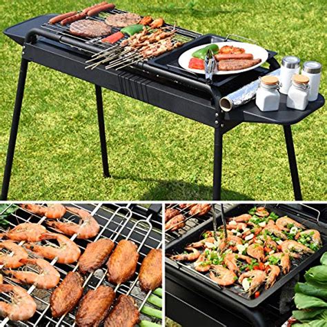 Giantex BBQ Grill Charcoal Barbecue Cooker Portable Home Outdoor