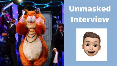 Masked Singer Season 6 Hamster’s Unmasked Interview Youtube