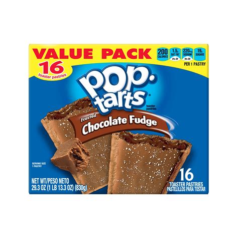 Pop Tarts Frosted Chocolate Fudge Breakfast Toaster Pastries 29 3 Oz