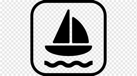 Sailboat Sailing Ship Boat Triangle Sign Black Png Pngwing