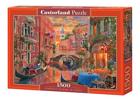 Puzzle Romantischer Abend In Venedig 1 500 Teile Puzzle Mania De