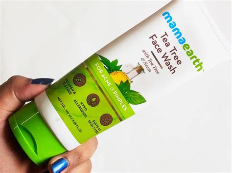 Mamaearth Tea Tree Facewash For Acne And Pimples Review