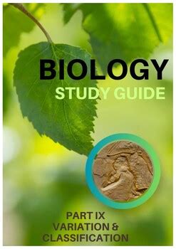 Variation Classification Gcse Biology Study Guide By Study Notes By Sam