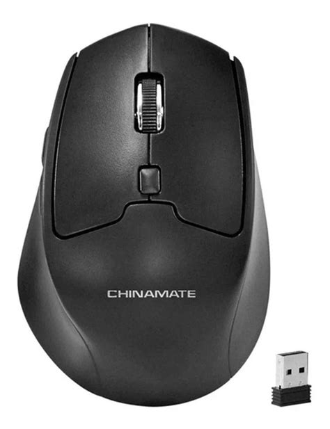 Mouse Office Cm Sem Fio Preto Recarregavel Chinamate Mouse