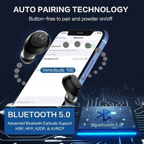 Motorola VerveBuds 100 หูฟังไร้สายใส่สบาย ออกกำลังกายได้ไม่หวั่น