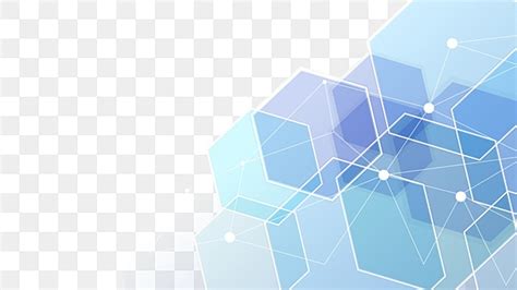 Abstract Hexagon PNG Transparent Hexagon Abstract Shape Border Blue