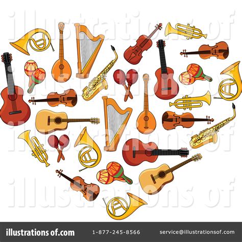 Musical Instrument Clipart 1403193 Illustration By Vector Tradition Sm