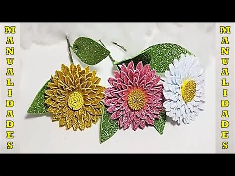 Bellas Flores Para Decorar Tu Hogar Hechas Con Fomix YouTube