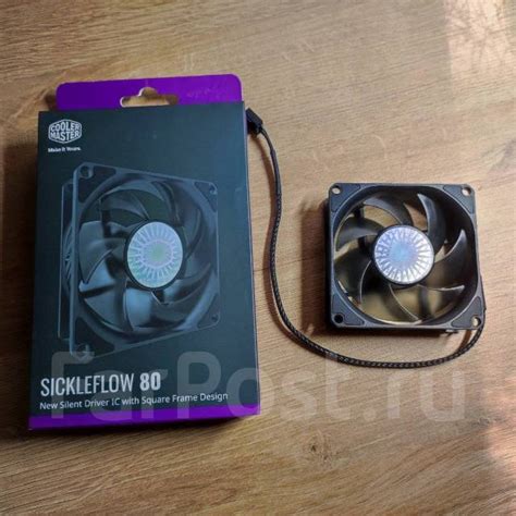 Вентилятор Cooler Master SickleFlow 80х80, 4 pin, 650 об/мин - 2500 ...