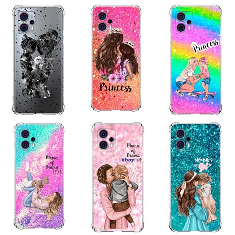 Motorola Moto G13 G14 G23 Capa Tpu Desenhos Variados Capinha Case Mãe