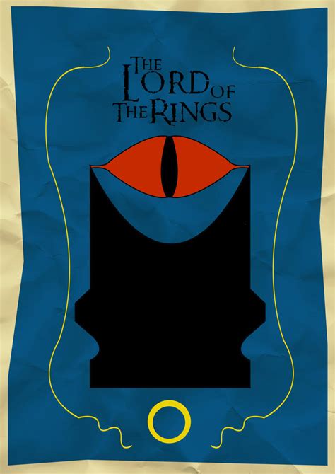 Lord of the Rings Minimalist Poster two by Taking-The-Biscuit on DeviantArt