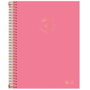 Planner Permanente Espiral Sweetly Capa Dura 80 Folhas Cadersil