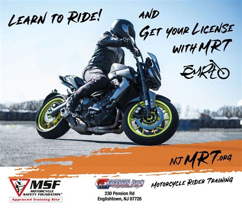 Motorcycle Riding Courses | Englishtown, NJ | MRT