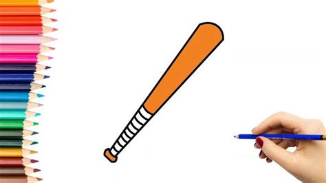 25 Easy Baseball Bat Drawing Ideas How To Draw