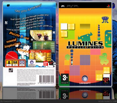 Lumines PSP Box Art Cover By Hawpoka