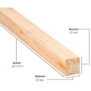 Брус 20х20 деревянный и профилированный для дома