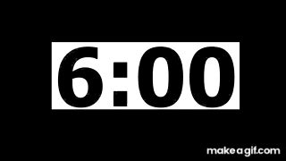 6 minutes countdown timer on Make a GIF