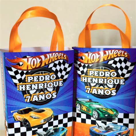 Sacolinha Surpresa Hot Wheels Lembrancinha Personalizadas Elo