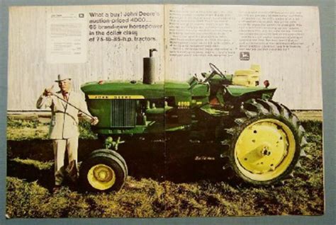 1971 Add For The 4000 John Deere John Deere Garden Tractors New