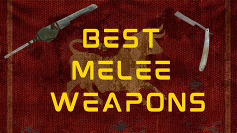 Top 10 Melee Weapons In Fallout New Vegas YouTube