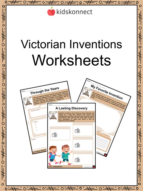 Victorian Inventions Facts And Worksheets Victorian Discoveries