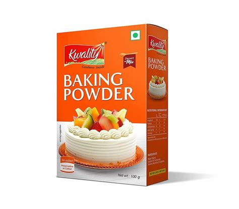 White Sweet Kwality Baking Powder For Bakery Packaging Size 100g At