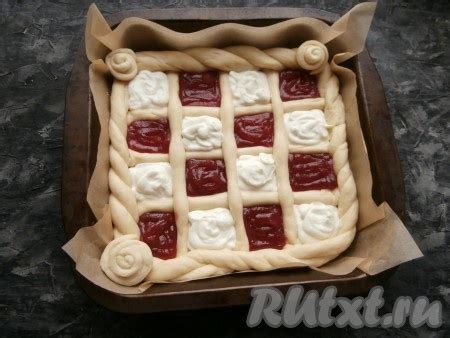 Пирог с творогом и повидлом: 17 фото в рецепте