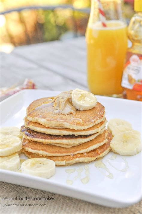 Peanut Butter Pancakes Recipe From Your Homebased Mom