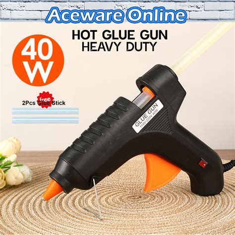 W Mm Electric Hot Glue Gun Glue Stick Hot Melt Glue Gun Pistol Gam Panas Elektrik Diy Craft