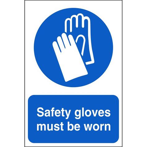 Safety Gloves Must Be Worn Signs | Mandatory Construction Safety Signs