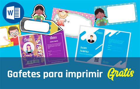 Gafetes Para Imprimir 2023 【descarga Gratuita】