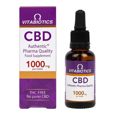 Vitabiotics Brains Cbd Oil 1000mg Holland And Barrett