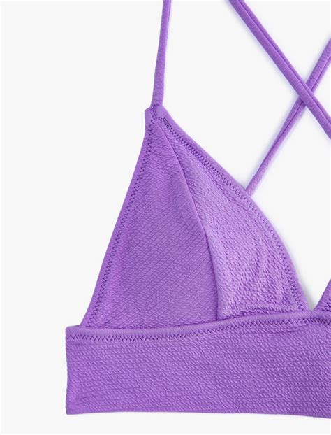 Mor Kad N Bikini St Bralet Apraz Ask L Kapl Dokulu Sak Bm Koton