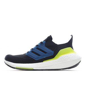 Tênis Adidas UltraBoost 21 Azul Escuro Masculino Tênis Corrida