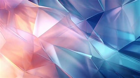 Premium AI Image 3D Render Abstract Faceted Background Geometric