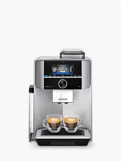 Siemens TI9553X1RW EQ.9 Plus Bean to Cup Coffee Machine, Black at John ...