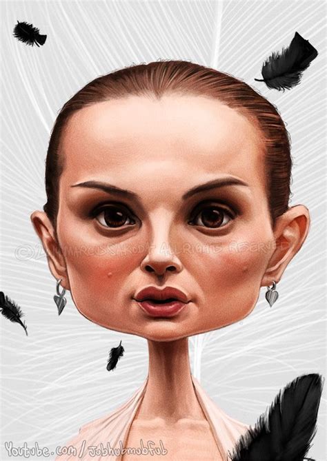 Natalie Portman Caricature Funny Caricatures Caricature Celebrity