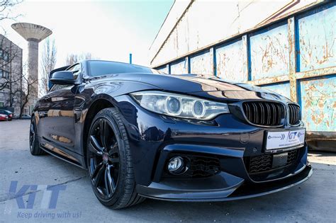 Front Bumper Spoiler Lip Suitable For Bmw 4 Series F32 Coupe F33 Cabrio F36 Grand Coupe 2013 03