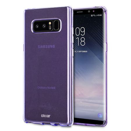 Olixar FlexiShield Samsung Galaxy Note 8 Gel Case Purple