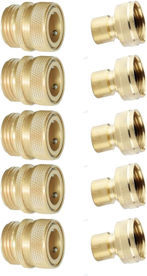 5 Pack Orbit 58117n Quick Connect Hose Connector Set Easy Garden Hose Quick