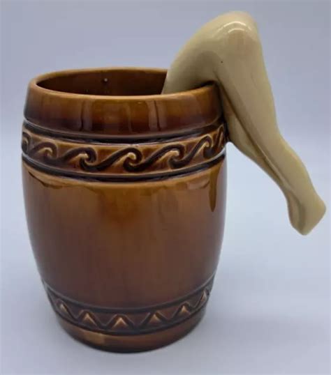 VINTAGE NUDE WOMAN Handle Mug Barrel Naked Lady Cup Beer Coffee Mug 16 54 PicClick UK