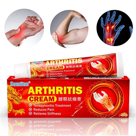 New 20g Arthritis Ointment for Hand Wrist Thumb Finger Pain Relief Tendon Sheath Therapy ...