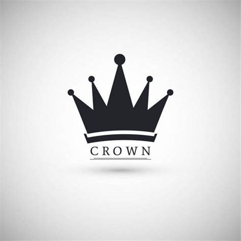 Black and White Crown Logo - LogoDix