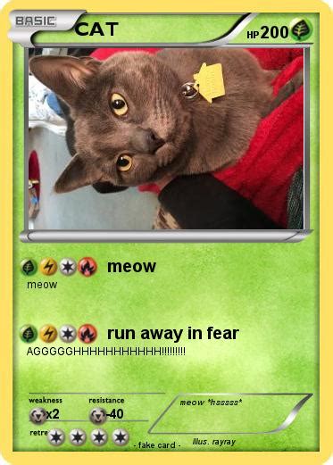 Pok Mon Cat Meow My Pokemon Card