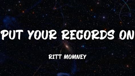 Ritt Momney Put Your Records On Lyrics Youtube