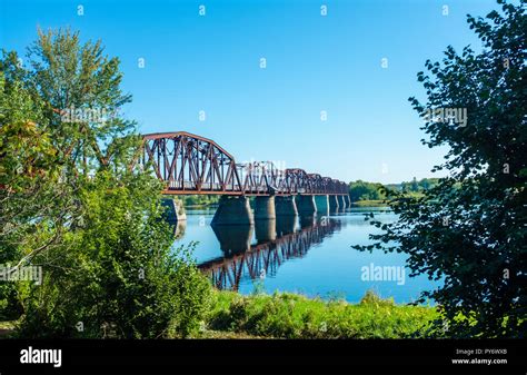 Fredericton Walking Bridge Hi Res Stock Photography And Images Alamy