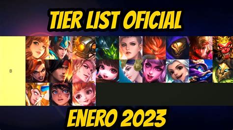 TIER LIST ENERO 2023 LOS MEJORES HEROES DEL META MOBILE LEGENDS