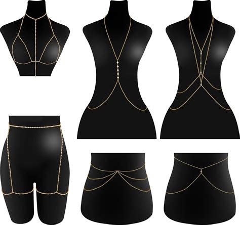 Lolias St Ck Sexy Gold K Rperketten F R Damen Geschichtete Bikini Bauch Taille Kette Sommer